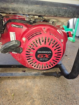 4" Water Pump 3/4" solids 24,000 gallons per hour Honda Engine