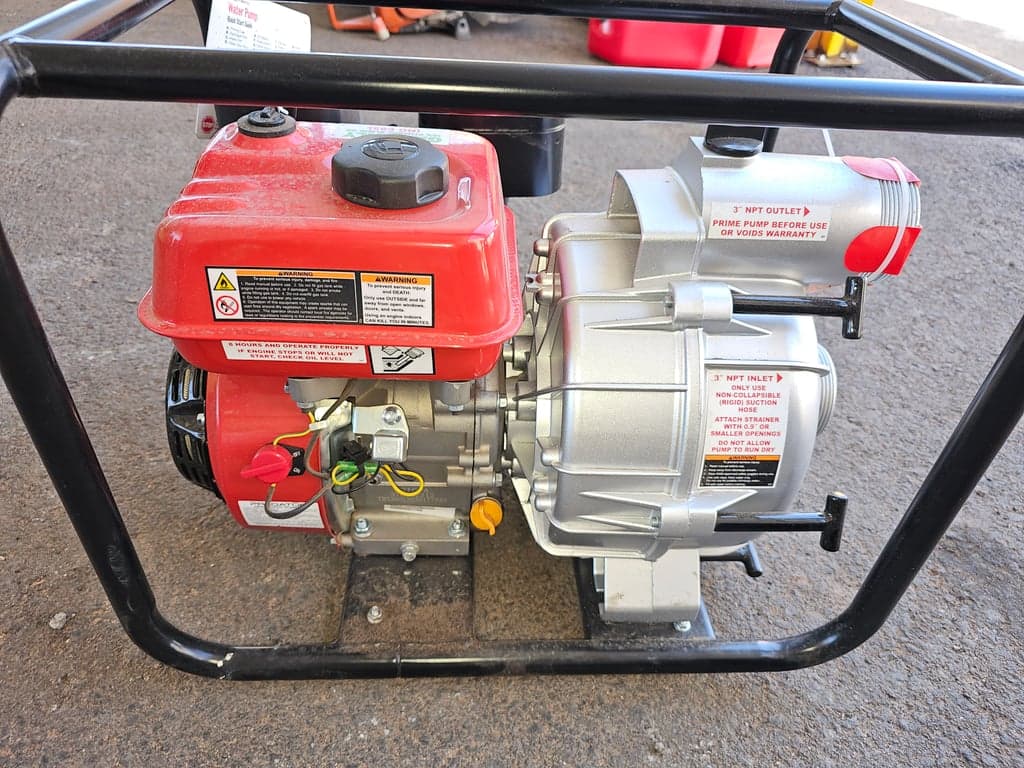3" 212CC Gas Engine Water Pump 290 GPM