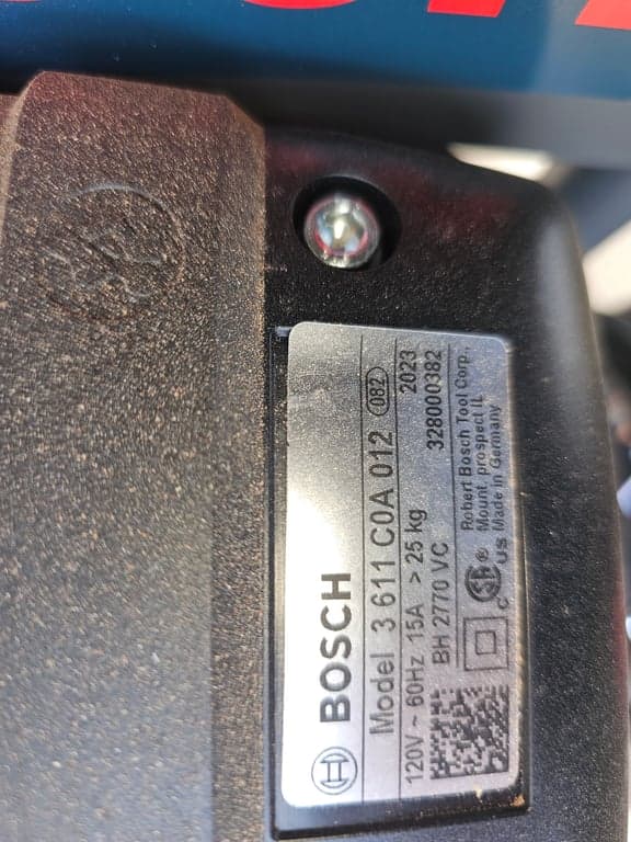 Bosch Brute Electric Jack Hammer with Cart and Bits, Demo Hammer, Breaker