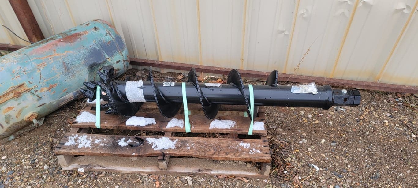 Trackloader Auger Drive 2" Hex, 8" 9" rock, 12" , 12" Rock and 24" Standard bits available