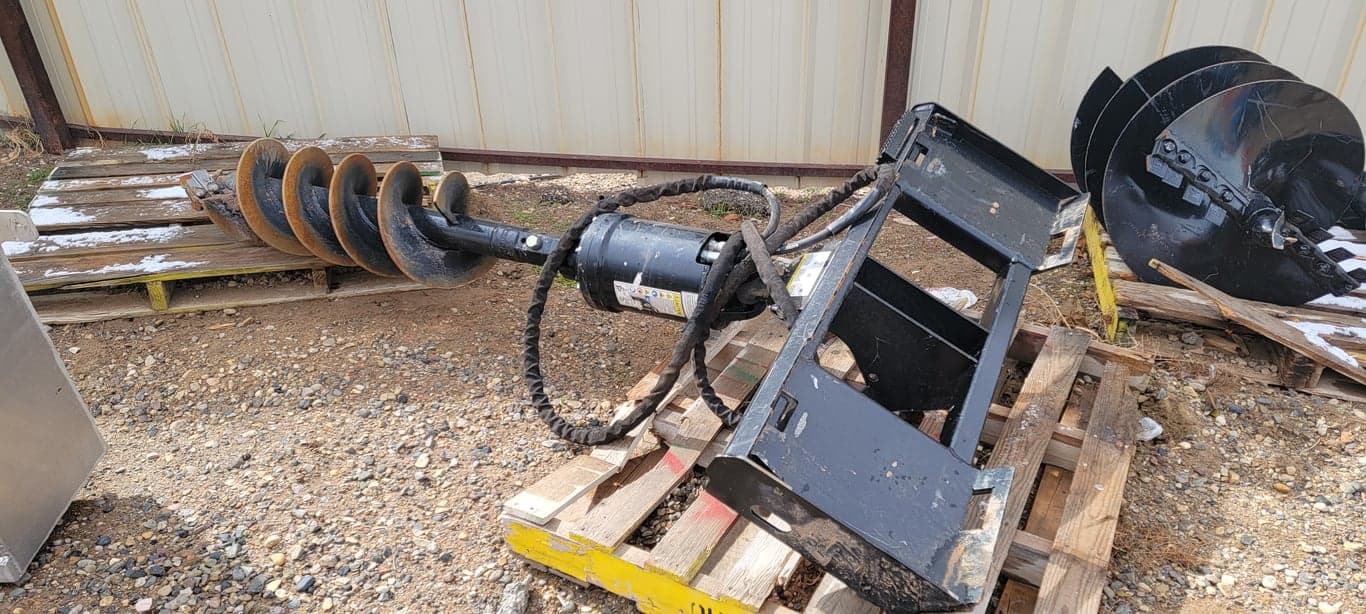Trackloader Auger Drive 2" Hex, 8" 9" rock, 12" , 12" Rock and 24" Standard bits available